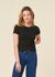 Top en lyocell et coton bio | noir "black rue top" - Thinking Mu