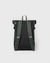 Sac à dos 23l en nylon recyclé | vert "icon rolltop backpack m - dawn green with dark brown leather" - Sandqvist